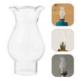 thumbnail image 2 of Raindrops Oil Lamp Chimney Kerosene Lamp Shade Hurricane Lamp Glass Replacement Clear Light Shades Windproof Lampshade Replacement, 2 of 8
