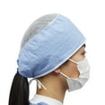 thumbnail image 4 of Cardinal Health Disposable Surgeon Cap Blue One Size Fits Most 100 Ct, 4 of 4