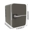 thumbnail image 3 of Dvruxg Réfrigérateur de Voiture Compact 6 L - Mini-Frigo Portable Chaud et Froid pour Aliments, Boissons et Produits de Beauté - Design Élégant avec Porte Réversible, Fonctionnement Silencieux et Option à Double Tension, 3 of 5