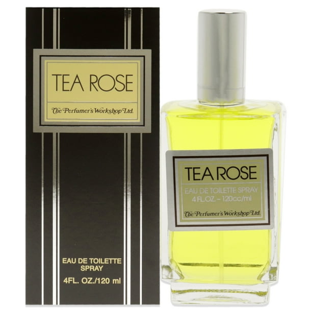 Tea Rose de Perfumers Workshop para mujeres - EDT en spray de 4 oz Perfumers Workshop Model