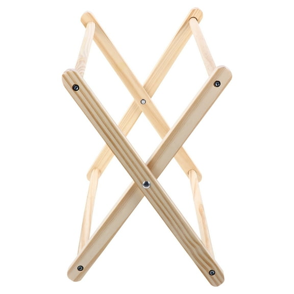 ULTNICE Vintage Magazine Holder Storage Rack Wood Beige 1Pack