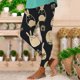 thumbnail image 1 of Leggings de yoga de cintura alta con estampado de Pascua para mujer, mallas de compresión para correr, fitness, gimnasio, entrenamiento, elásticos, cómodos, suaves y transpirables 1307, 1 of 4