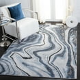 thumbnail image 2 of SAFAVIEH Craft Angjelko Abstract Area Rug, Blue/Grey, 6'7" x 9', 2 of 7
