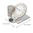 thumbnail image 2 of 2pcs Sundial Clocks Sundial Wooden Scientific Models Sundial Desktop Ornaments, 2 of 3