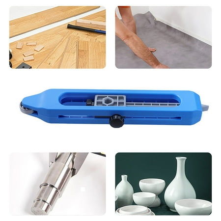 

Pgeraug Scriber Gauge Tool Gauge Irregular Shape Duplicator With Lock Outline Shape Measuring Woodworking Tools Multicolor