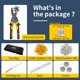 thumbnail image 5 of Kit de herramientas para ojales Hole Punch, 2 en 1, 2 en 1, de piel con 200 ojales, 5 of 7