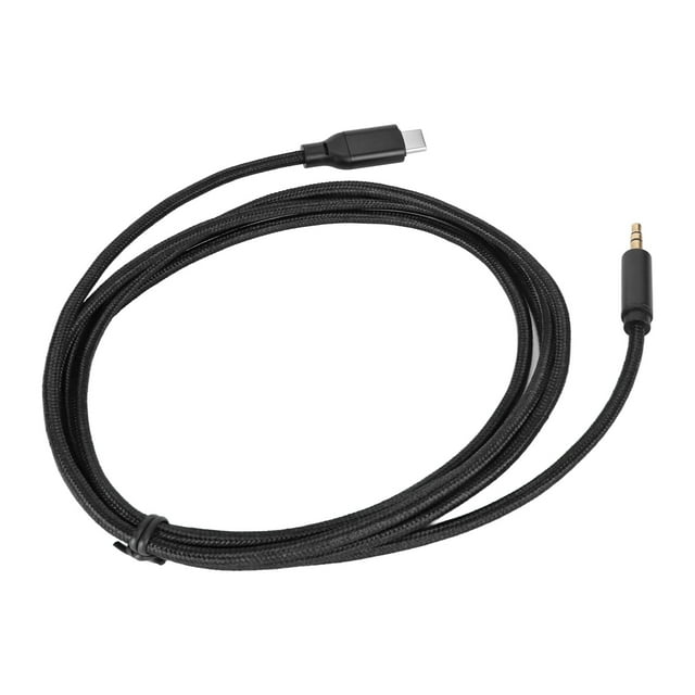 Cable De Sonido USB C A 3,5 Mm, Cable Estéreo HiFi Plug And Play Tejido Tipo C A AUX Macho Con Rendimiento DAC Premium, Flexible Y Duradero, Amplia Compatibilidad Para