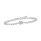 thumbnail image 5 of Pulsera con destellos para mujer, pulsera de cadena, pulsera de eslabones decorativa versátil de lujo, pulsera de joyería para compras en la calle,, 5 of 8