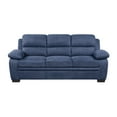 thumbnail image 2 of Lexicon Holleman Fabric Upholstered Sofa in Blue Color, 2 of 5