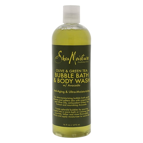 Shea Moisture Olive And Green Tea Replenishing Bubble Bath And Body