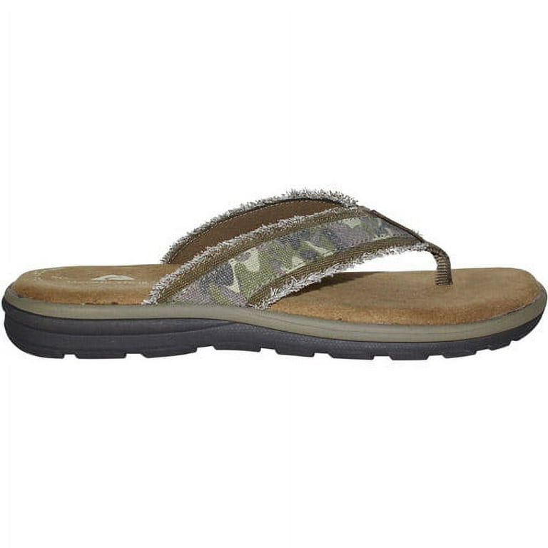 Camo memory foam flip flops sale