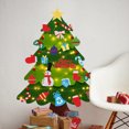 thumbnail image 3 of Fieltro De Árbol De Navidad Con Luz Led, Año Nuevo 2021, Regalo De Navidad Para Niños, Juguetes, Decoración Colgante De Navidad Para El Hogar seitruly HA038590-00, 3 of 6