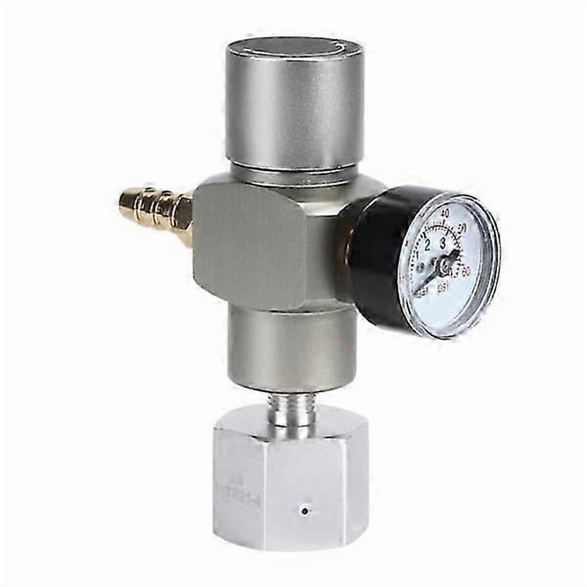 2 in 1 Mini CO2 Gas Regulator Soda Pressure Gauge with Adapter 3/8in to ...