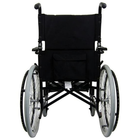 Karman Lt-980 24 lbs Lightweight Wheelchair with Elevating Legrest, 18" Seat, Black