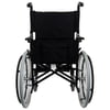 Karman Lt-980 24 lbs Lightweight Wheelchair with Elevating Legrest, 18" Seat, Black