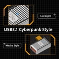 thumbnail image 2 of Chenyang CY Right Angled 90 Degree USB-C Type-C to USB 2.0 Female OTG Cable for Phone Tablet Laptop Black Cable, 2 of 6