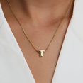 thumbnail image 5 of DESIGNICE Initial Necklaces for Women,Conveying Unique Emotions Gold Necklace for Women,Diy English Name Custom Letter Necklace for Women,Gold,StyleS, 5 of 6