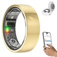 thumbnail image 1 of upgraded smart ring audience women IP68 men, sleep/step/heart rate/blood oxygen tracker, 1 of 5