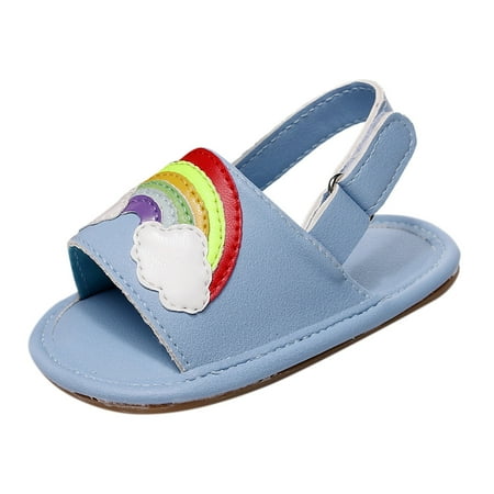

Mikilon Baby Cute Soft-soled Sandals For Toddlers Color White Cloud Sandals Toddler Shoes for Boys 3-6 Month 2023 Summer Deals