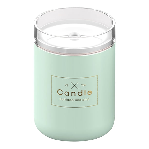 Sywqhk Humidificador de velas de escritorio de 280ML USB Mute Mist Maker con luz ambiental (verde) Sywqhk Para estrenar