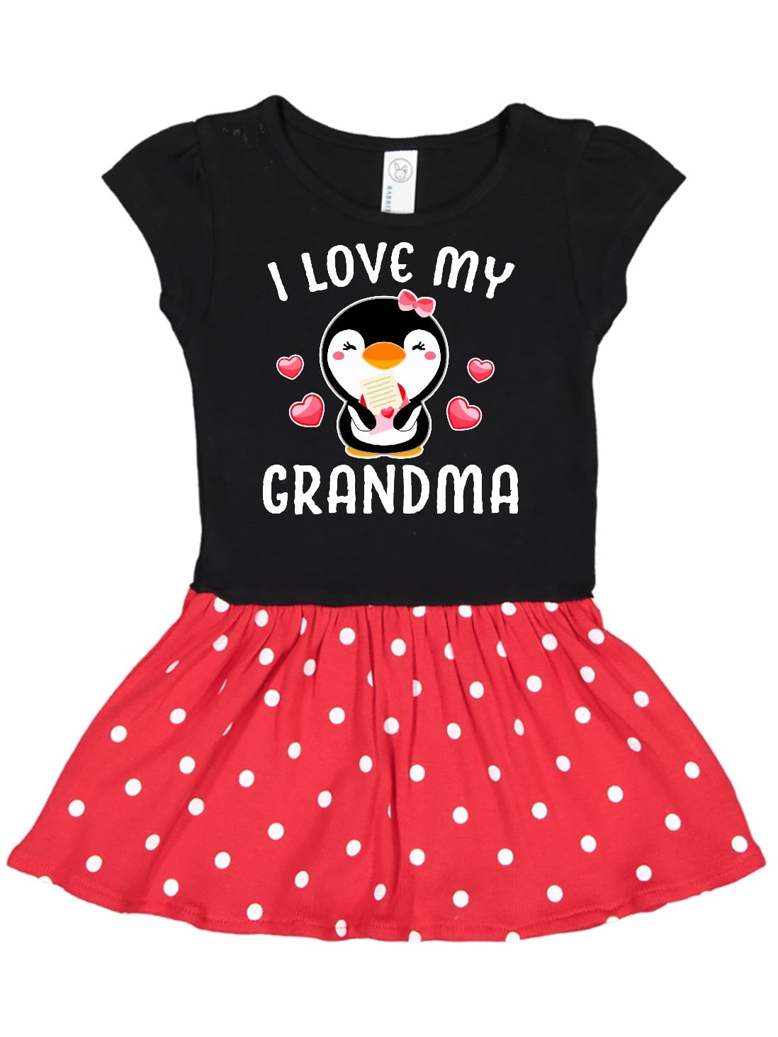 inktastic I Love My Oma with Cute Penguin and Hearts Toddler T-Shirt