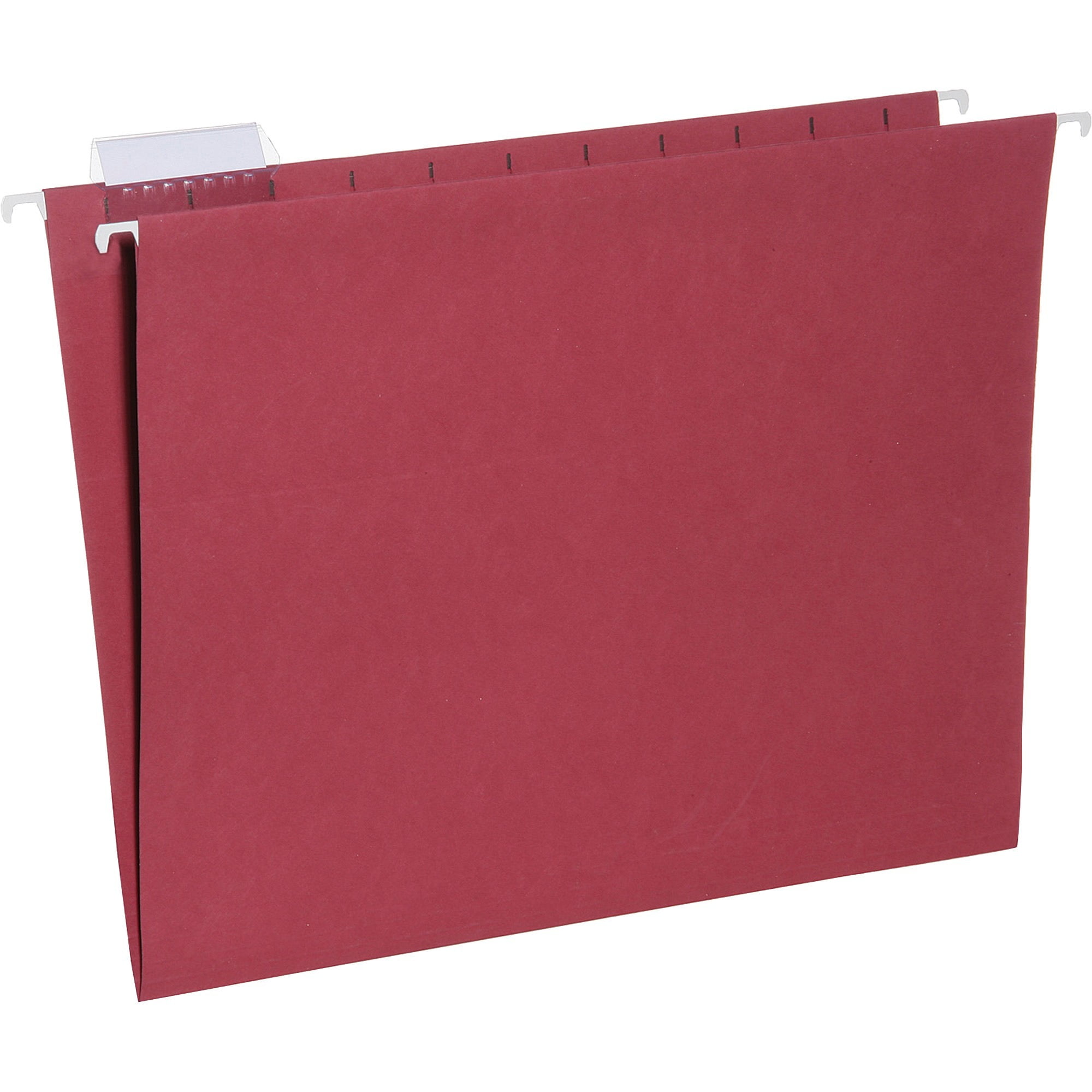 SKILCRAFT, NSN3649500, 2' Expanding Hanging File Folders, 25 / Box, Red