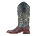 thumbnail image 3 of Corral Women's Exotic Full Quill Ostrich Western Boot Broad Square Toe - A4059 7 M  US, 3 of 5