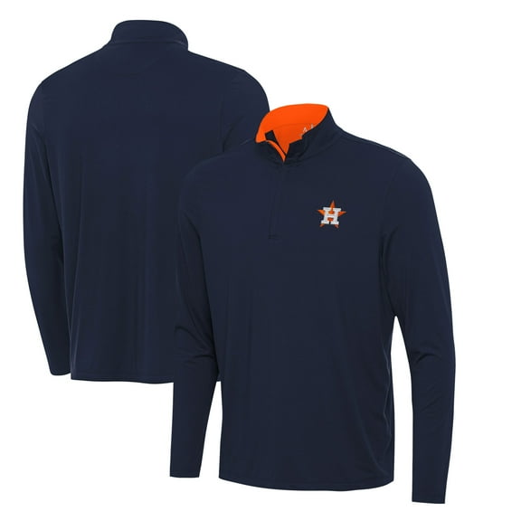 Men's Antigua  Navy Houston Astros Content Quarter-Zip Top