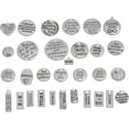 thumbnail image 2 of Pack of 31 Inspirational Message Sayings Charms DIY Charms Pendant for Crafting, Jewelry Making Accessory (Inspiration Charms 31pcs Silver), 2 of 4