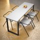 thumbnail image 5 of Juego de 2 patas de mesa de acero, 60x72 cm, rectangulares negras esquí esquí Gafas de esquí, 5 of 5