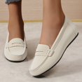 thumbnail image 2 of Dpityserensio Women's Fashion Platform Solid Color Slip-On Loafers Lightweight Non-Slip Summer Casual Shoes, 2 of 5