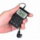 thumbnail image 3 of AM FM Radio,Mini Portable Pocket Radio Receiver with Earphone,Rechargeable Battery for Walk/Jogging/Gym/Camping (Black), 3 of 4
