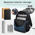thumbnail image 5 of Yuyamidu Blue Axolotl Backpack for Girls Boys Lightweight Junior High School Bags Large Capacity Casual Daypack Travel Organizer Shoulder Bags,17 Inch, 5 of 7