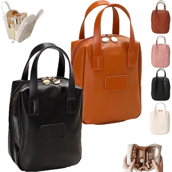 Bolsa de maquillaje XINYU Eretinputc Premium 2024 Negro Marrón