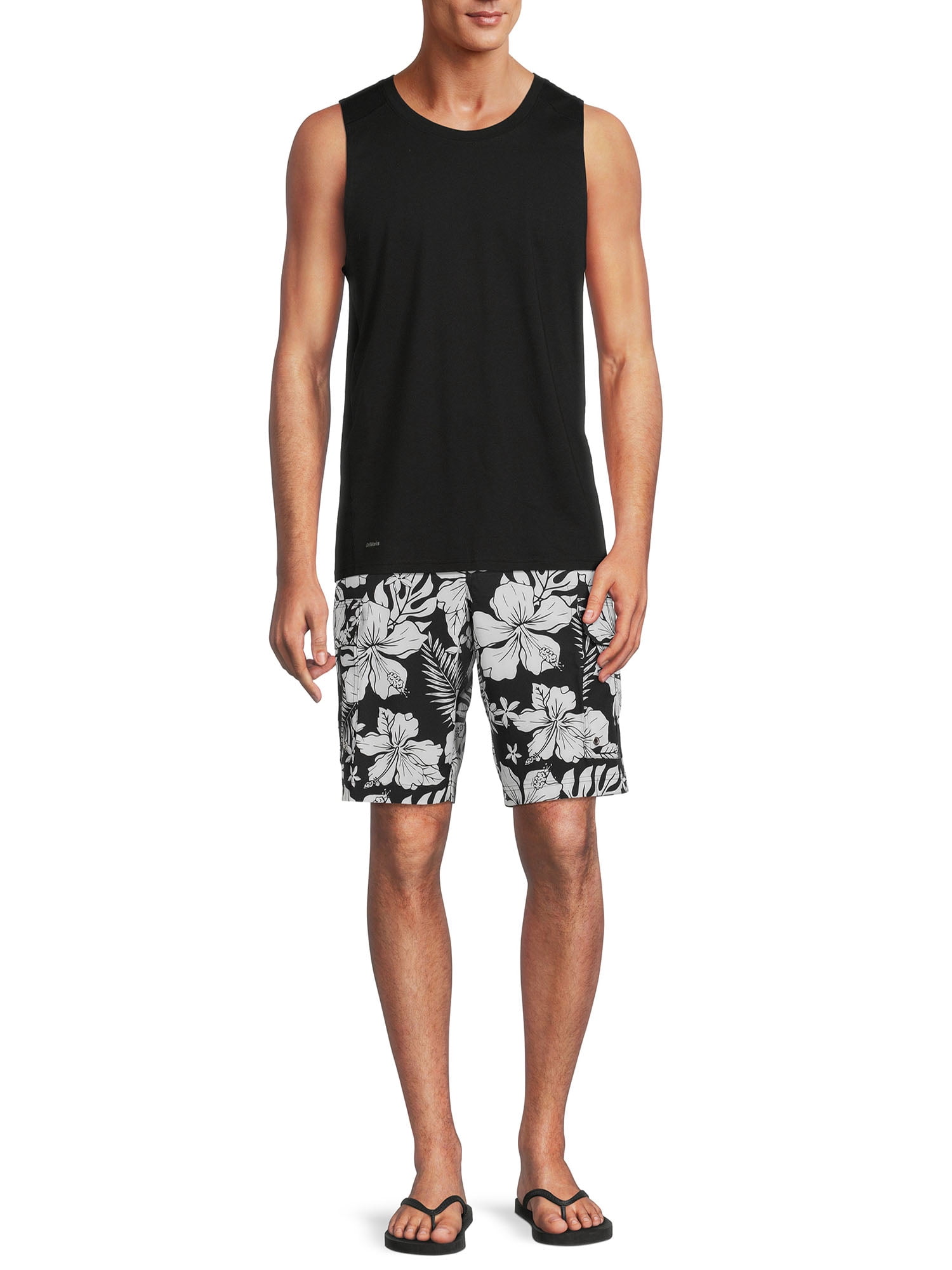George Men's & Big Men's 9" Cargo Eboard Shorts with Stretch