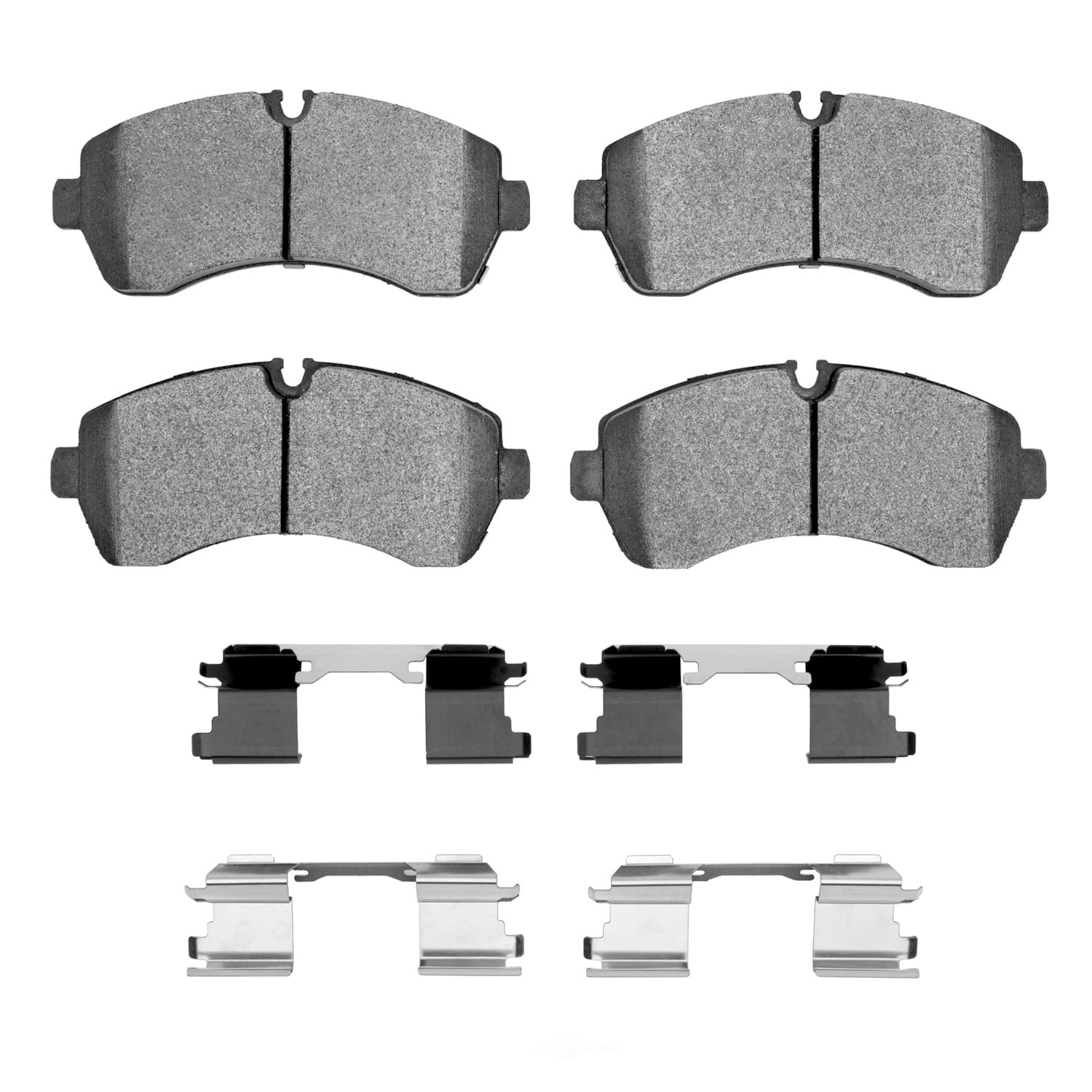 Dynamic Friction Company 1551-1268-01 DFC 5000 Advanced Brake Pads - Semi Metallic and Hardware Kit