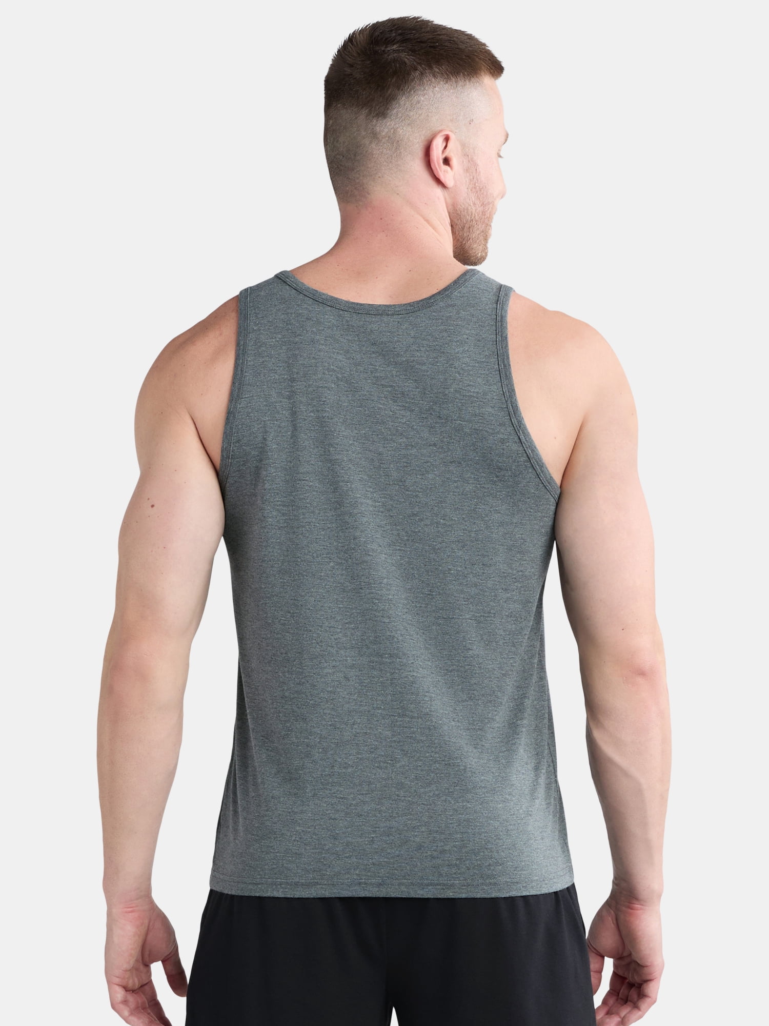 Athletic Works Men's and Men's Big & Tall Tri-Blend Tank Top, Sizes XS-4XLT