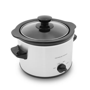 Elite Cuisine MST525 1.5Qt. Mini Slow Cooker in Stainless Steel