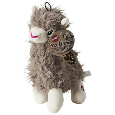 Spot Yo Llama Plush Dog Toy Assorted Colors [Dog, Toys Rubber & Cressite] 1 count