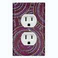 thumbnail image 1 of Metal Light Switch Plate Cover Colorful Safari African Tribal Art Pattern SFR023, 1 of 13