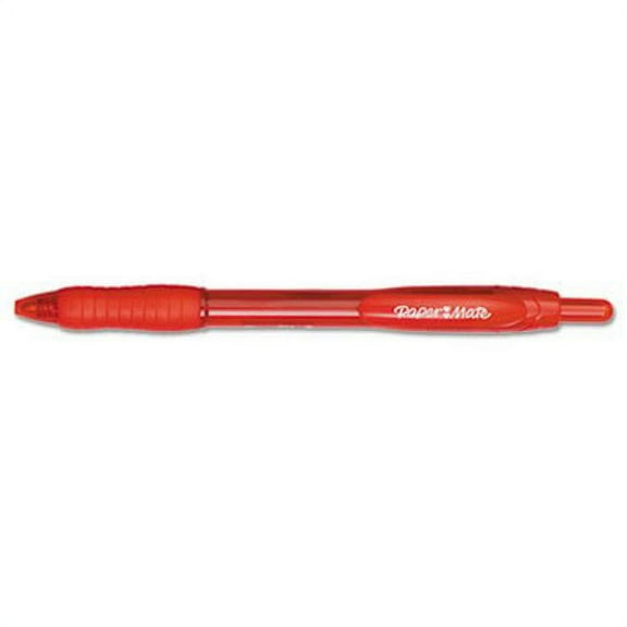 New Paper Mate 89467 Profile Ballpoint Retractable Pen, Red, Dozen , Each