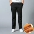 thumbnail image 2 of Hwmodou Men Pants Workout Mens Fashion Casual Loose Cotton Plus Size Pocket Lace Up Furnished To Keep Warm Pants Overall Sports Casual Clothes For Man, 2 of 7