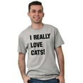 thumbnail image 4 of All You Need is Kittens and Caffeine Women's Plus Size Graphic Tee Brisco Brands 5X, 4 of 6