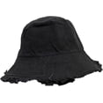 thumbnail image 2 of CoCopeaunts Cotton Bucket Hat for Women Summer Casual Frayed Wide Brim Beach Fisherman Hat Beach Vacation Travel Accessories, 2 of 8