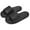 Black-1, variant on Njoeus Shower Sandals Slippers with Drainage Holes Quick Drying Bathroom Slippers Gym Slippers Soft Sole Open Toe House Slippers for Men and Women