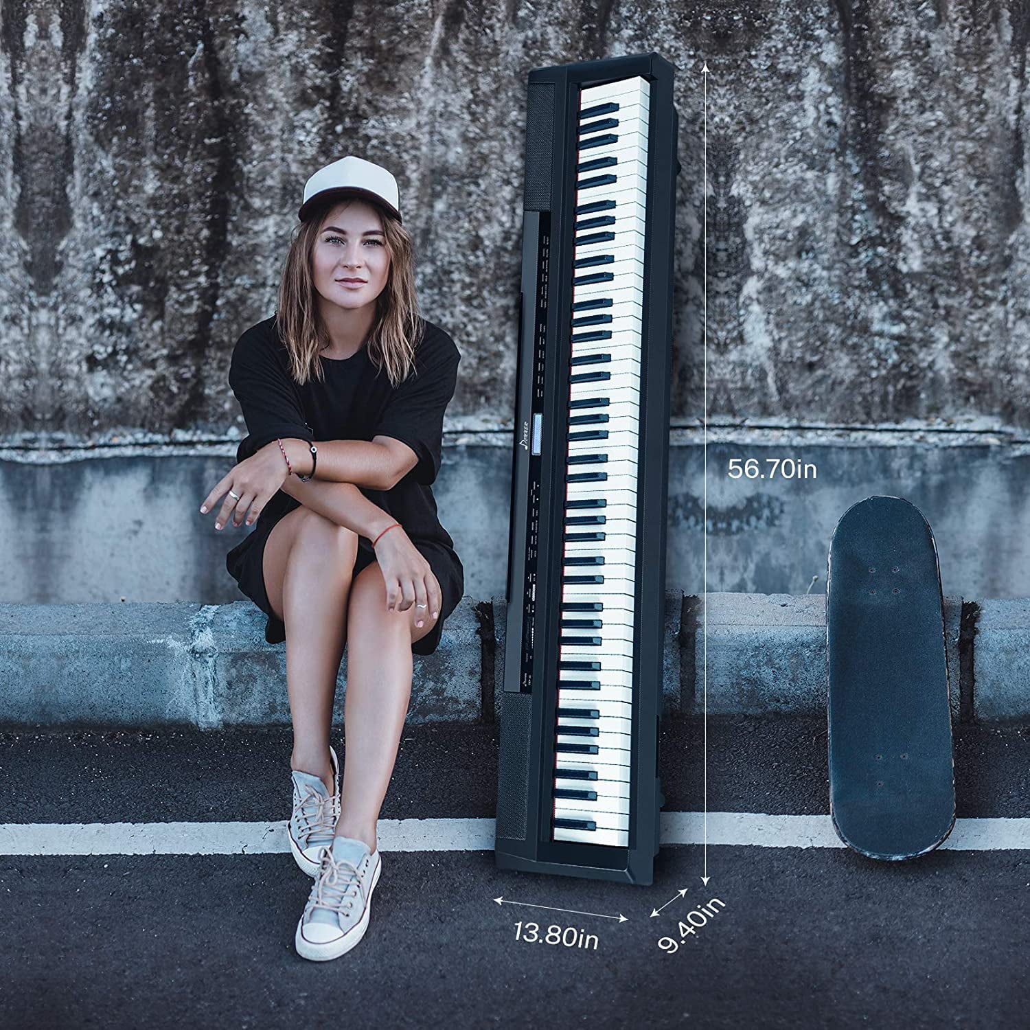 Donner DEP-20 Beginner Digital Piano 88 Keys Full Size Weighted Keyboard, Portable Electric Piano