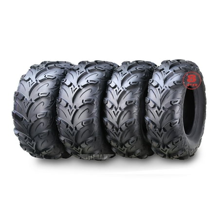 Full Set 14-20 Honda PIONEER 700 Tires 25X8X12 25X10X12 8PR Mud Sling