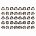 thumbnail image 1 of 40-Pack M10x1.25mm Hex Flange Nuts, Stainless Steel, Corrosion-Resistant Fine Thread Nut Set, 1 of 5