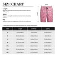 thumbnail image 3 of Vsdgher Pink Glitter Print Men's Pajama Shorts Lounge Bottoms Sleep Shorts Elastic Waist Lightweight PJ Shorts with Pockets-Large, 3 of 6