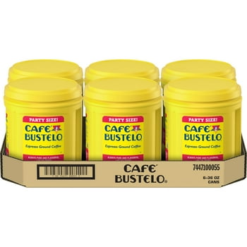 Cafe Bustelo 7447100055 36 oz. Canister Espresso Ground Coffee